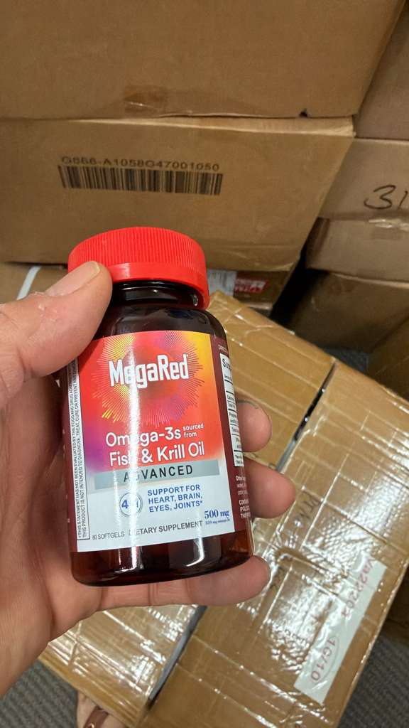 MegaRed Advanced Absorption Omega 3 Fish Oil 500mg 80 Softgels Trusty&Trendy
