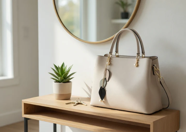 2026 Princess Diana Style Genuine Leather Tote Bag for Women – Large Capacity Light Luxury Crossbody Handbag, Minimalist Everyday Shoulder Bag Trusty&Trendy