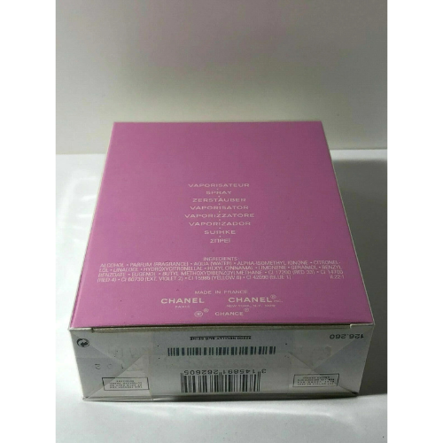 CHANCE EAU TENDRE by Chanel Eau de Parfum Edp 3.4 oz / 100 ml  New Trusty&Trendy