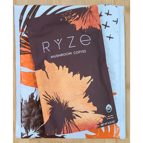 Rýze Mushroom Coffee Instant Organic Coffee Mushroom Extract Energy 30 Servings   New Trusty&Trendy