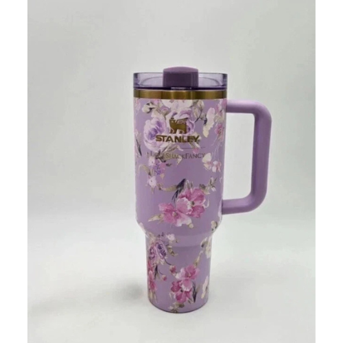 Stanley X Love Shack Fancy Cup 40 oz - Happy Thoughts Quencher Rosa Beaux Purple