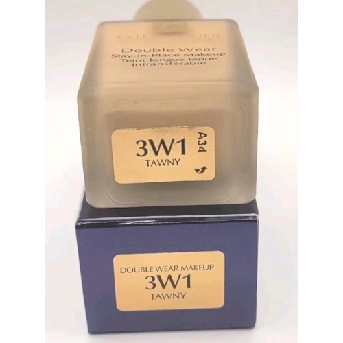 ESTĒE LAUDER Double Wear Stay-in-Place Foundation - 3W1 TAWNY- 1 oz / 30ml. NEW