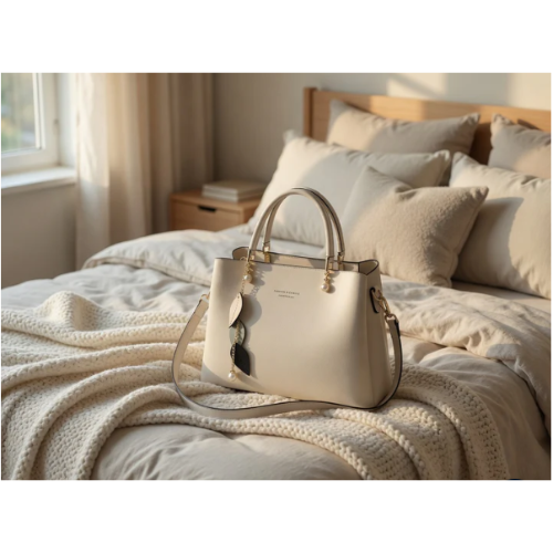 2026 Princess Diana Style Genuine Leather Tote Bag for Women – Large Capacity Light Luxury Crossbody Handbag, Minimalist Everyday Shoulder Bag Trusty&Trendy