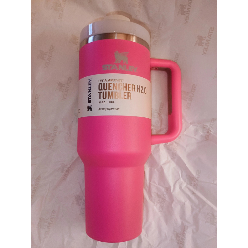 Stanley (Rose Red) 40 oz The Quencher H2.0 Flowstate Tumbler W/Box - NEW! Trusty&Trendy