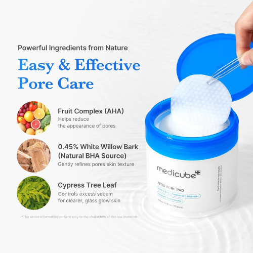 Medicube Zero Pore Pads 2.0 Dual-Textured Facial Toner Pads. Trusty&Trendy