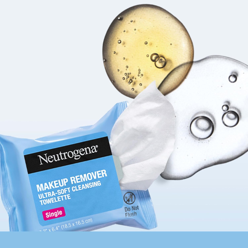 Neutrogena Makeup Remover Wipes, Daily Single Face Cleansing Towelettes, Makeup Removing Cleansing Wipes Removes Dirt & Oil, Alcohol-Free Face Towelettes, 20 ct Trusty&Trendy