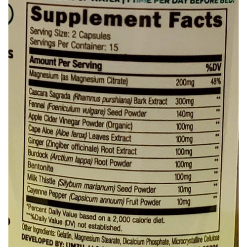FRESH Umzu ZUPOO Colon Cleanse & Gut Support w Bentonite (easy 7 day protocol) Trusty&Trendy