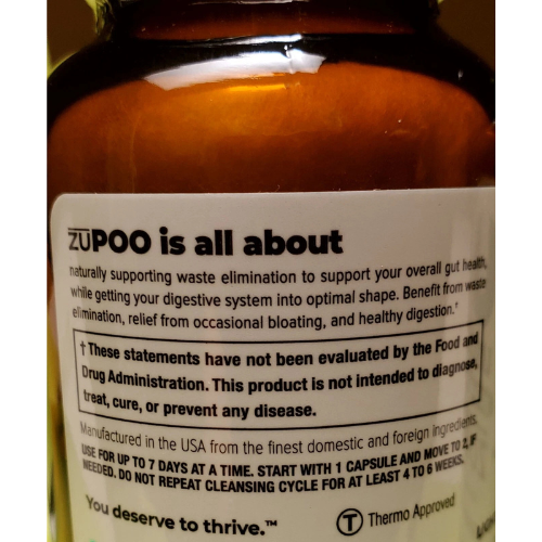 FRESH Umzu ZUPOO Colon Cleanse & Gut Support w Bentonite (easy 7 day protocol) Trusty&Trendy