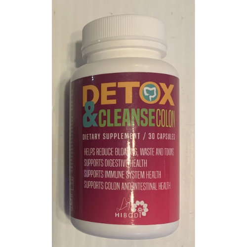 HIBODY Detox & Cleanse Colon , Dietary Suplement, 30 Capsules  New Trusty&Trendy