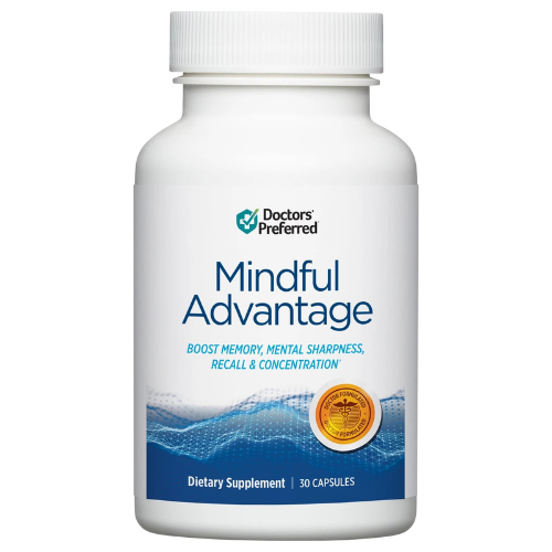 DOCTORS' PREFERRED Mindful Advantage Think Faster Brain Memory Supplements 30Cap  New Trusty&Trendy