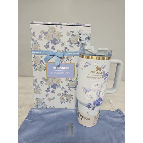 Stanley x Love Shack Fancy 40oz tumbler Everblooming Rosettes  New Trusty&Trendy