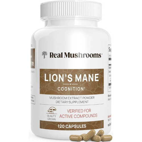 Lions Mane Mushroom Cognition Capsules Lions Mane Mushroom Powder (120 Capsules) New Trusty&Trendy