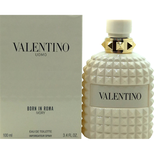 Valentino Uomo Born In Roma Rendez-Vous Ivory Eau de Toilette 3.4 oz 100 Ml Men  New Trusty&Trendy