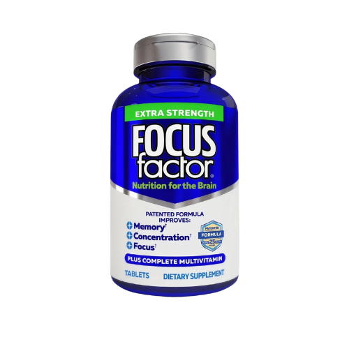Brain Supplement for Memory, Focus & Cognitive Performance Brain Health Formula Tablets (120 Count)