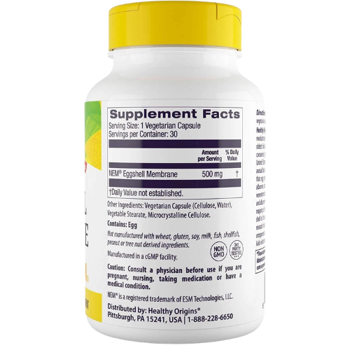 Eggshell Membrane 500 Mg - Natural Collagen and Joint Support Supplement