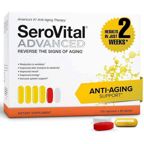 SeroVital Advanced Dietary Supplement 120 Capsules + 60 Tablets Trusty&Trendy