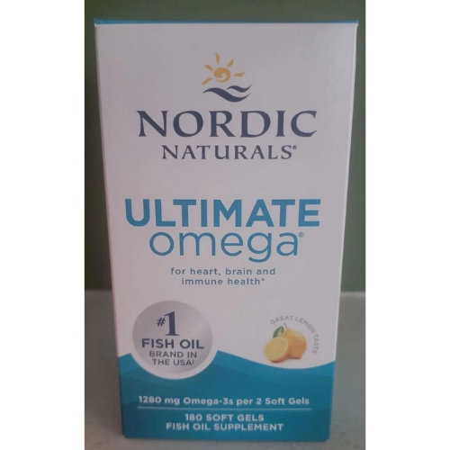 Nordic Naturals Ultimate Omega Lemon 1280mg 180 Count Trusty&Trendy