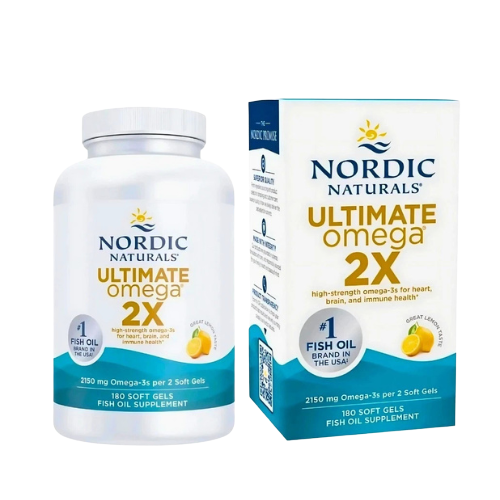 Nordic Naturals Ultimate Omega 2X 180 Soft Gels – Extra Strength