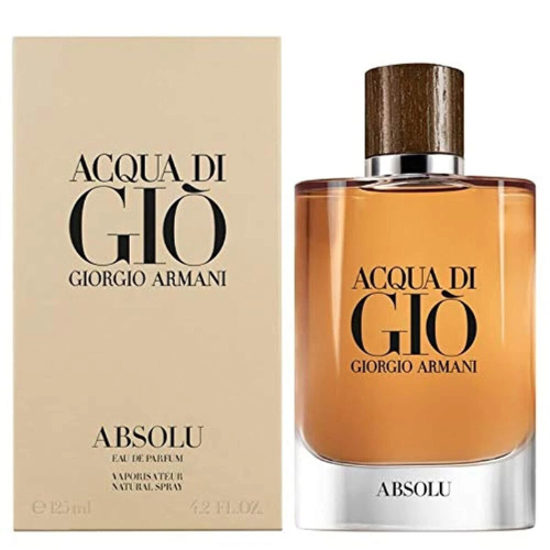 Armani Acqua di Gio Absolu 125ml / 4.2 oz EDP Spray Men Rare Discontinued Trusty&Trendy