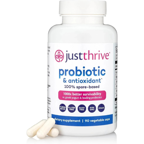 Just Thrive Probiotic & Antioxidant – Spore-Based Gut & Immune Support, 90 Ct Trusty&Trendy