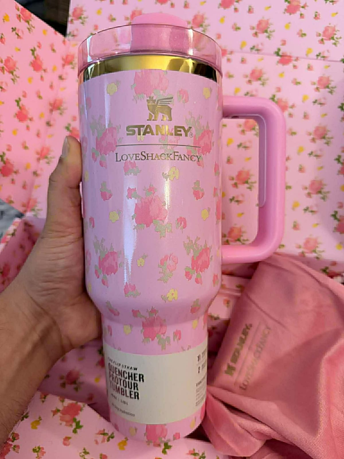 Stanley LoveShackFancy Ibiza Sunset FlowState 30oz Quencher Tumbler Trusty&Trendy