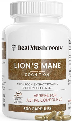 Brain Mushroom Immune Support Supplement – Memory & Focus Formula 300 count