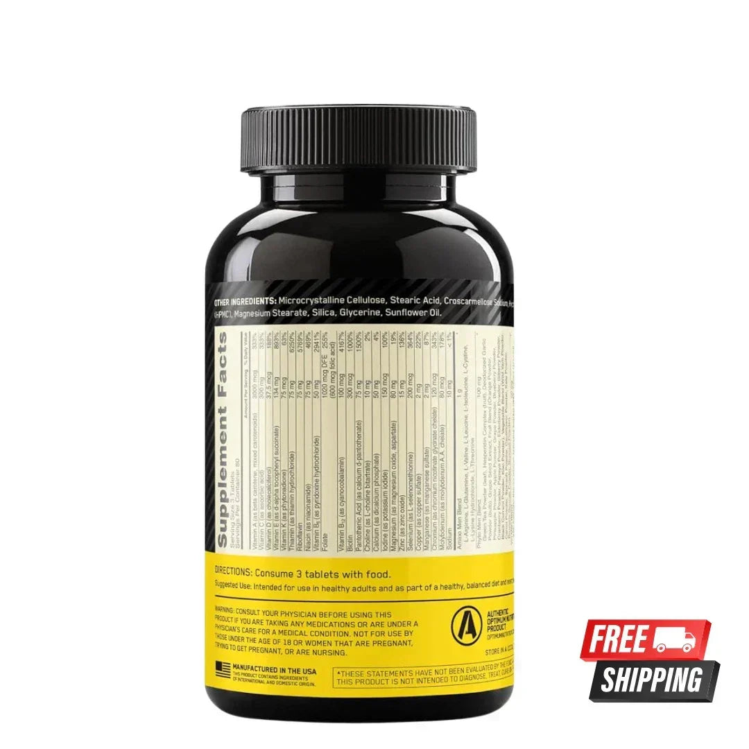 Optimum Nutrition Opti-Men Multivitamin – 240 Tablets
