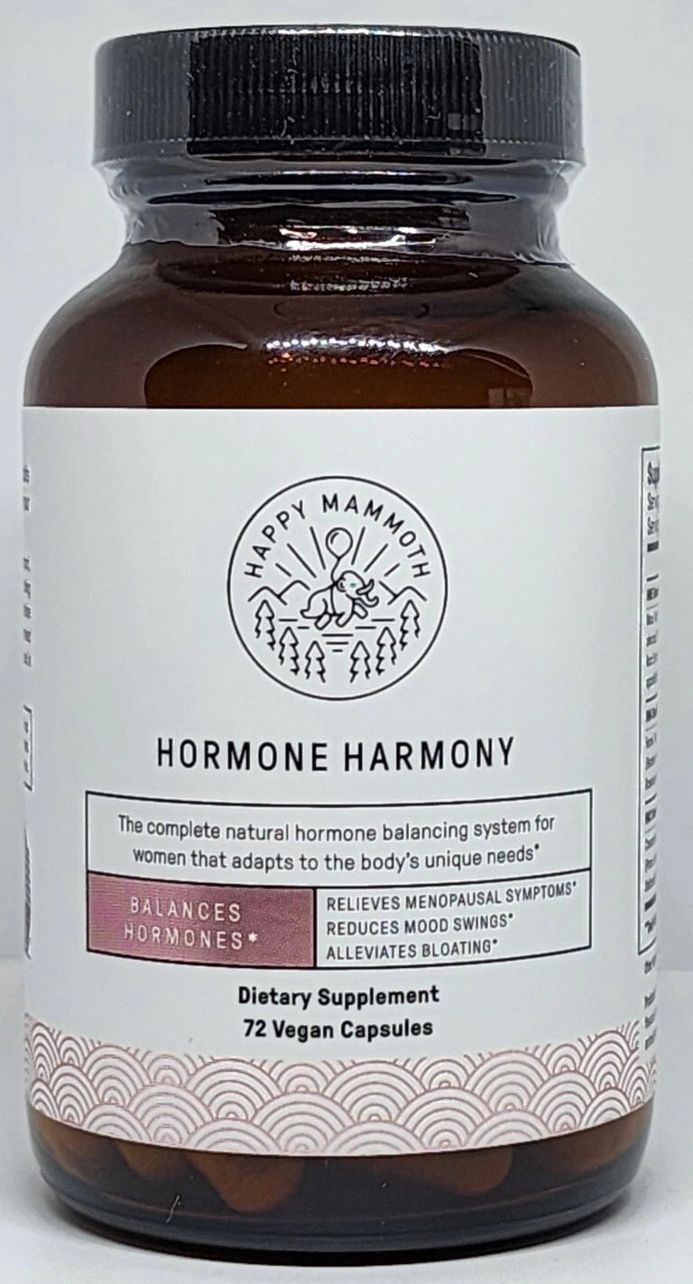 Happy Mammoth Hormone Harmony Dietary Supplement 72 Capsules New
