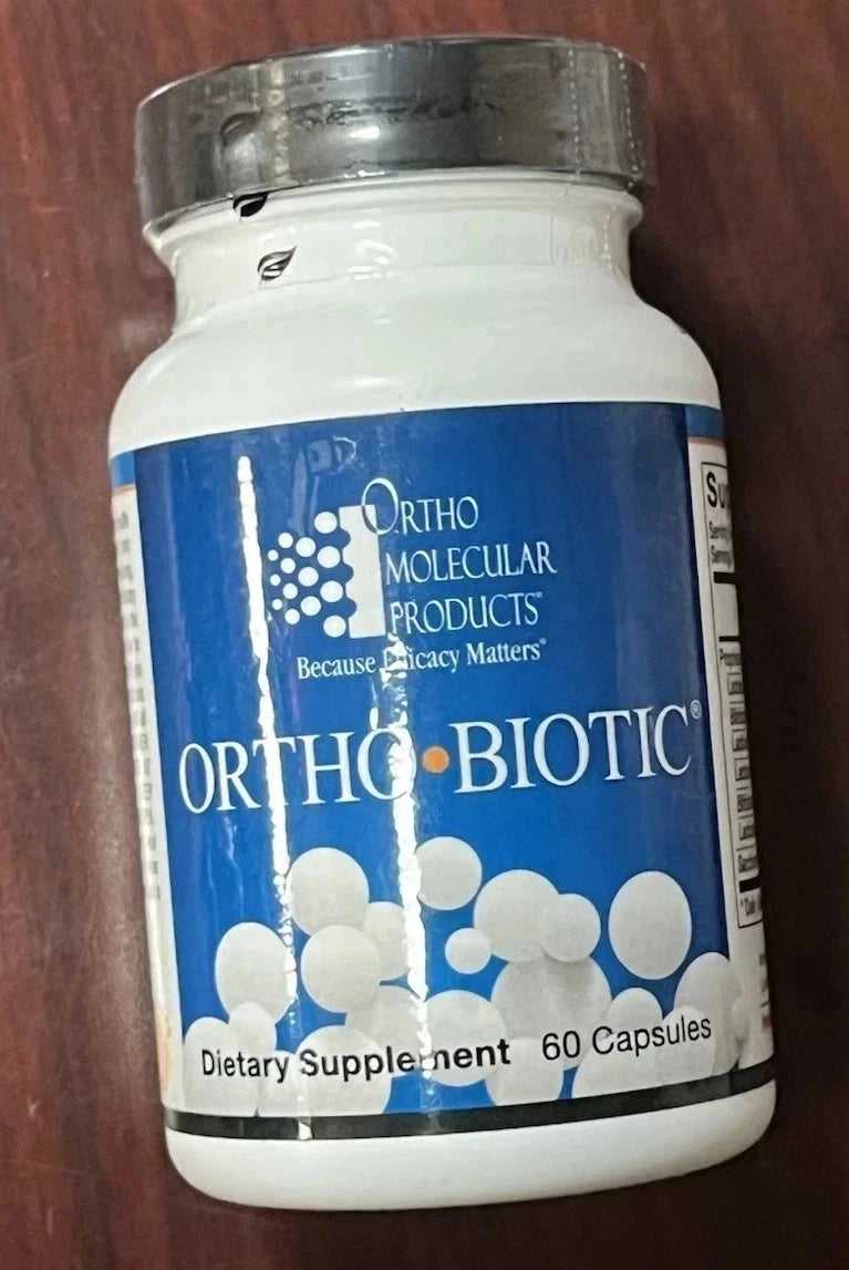 Ortho Molecular Ortho Biotic 60 Capsules Probiotic Supplement Digestive Health