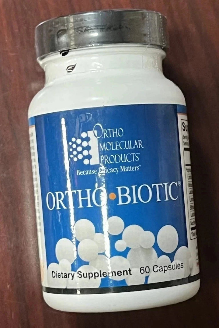 Ortho Molecular Ortho Biotic 60 Capsules Probiotic Supplement Digestive Health