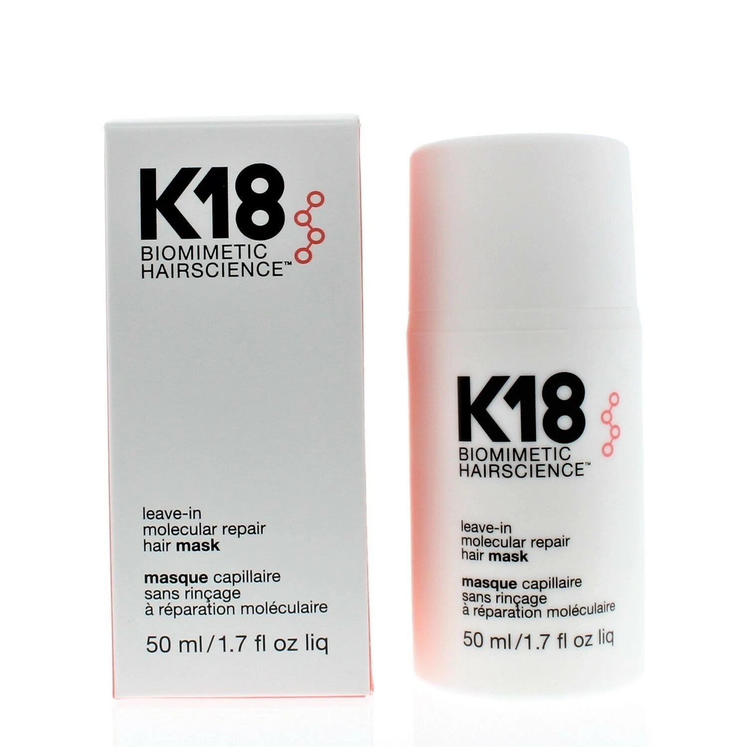 K18 Biomimetic Hairscience Leave-In Molecular Repair Hair Mask 50ml/1.7oz my store