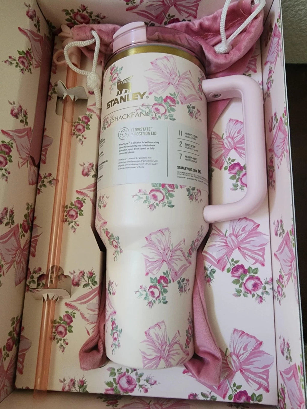 Stanley X Love Shack Fancy Quencher 40oz Tumbler - Rosa Beaux Pink my store