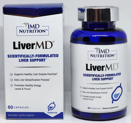 1MD LiverMD Liver Repair Support Supplement New Sealed 60 Capsules Trusty&Trendy