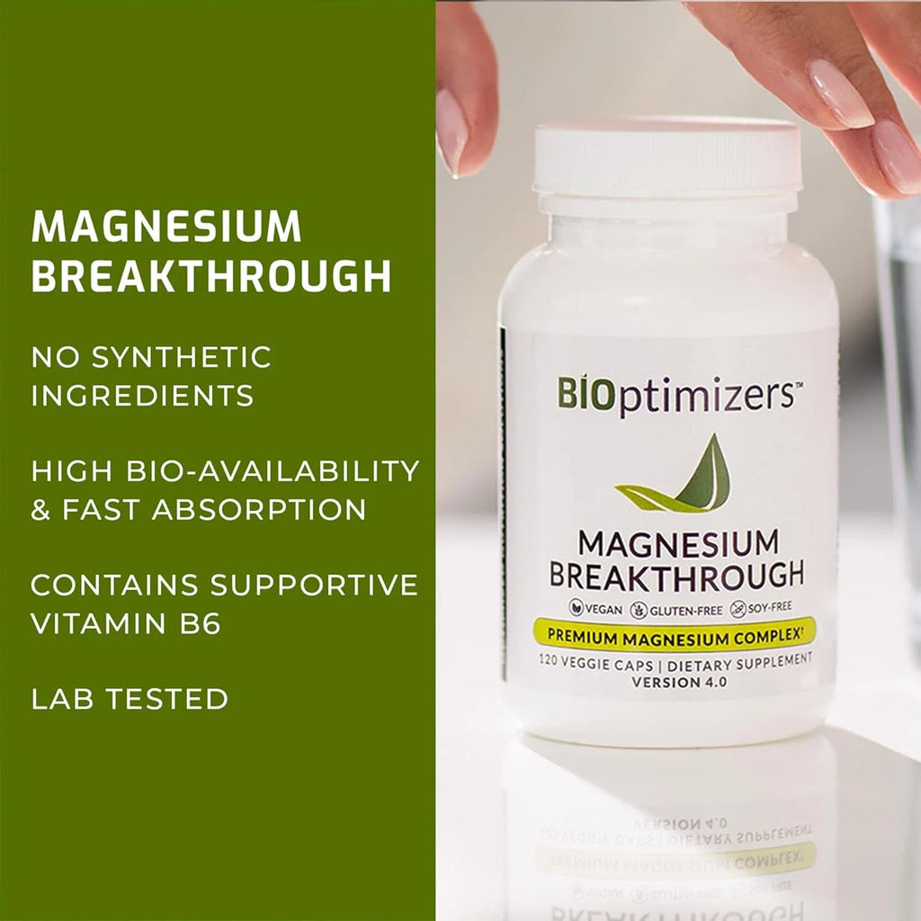 Magnesium Breakthrough Supplement 4.0 - Has 7 Forms of Magnesium: Glycinate, Mal Trusty&Trendy