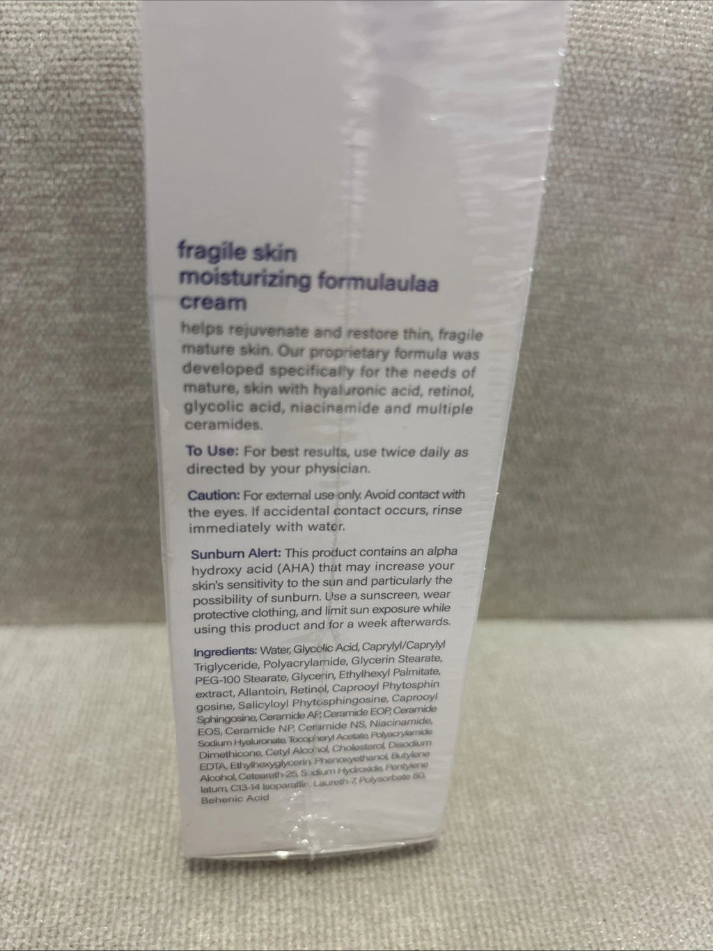 Dermend Fragile Skin Moisturizing Formula Cream, 4.5 Oz  New my store