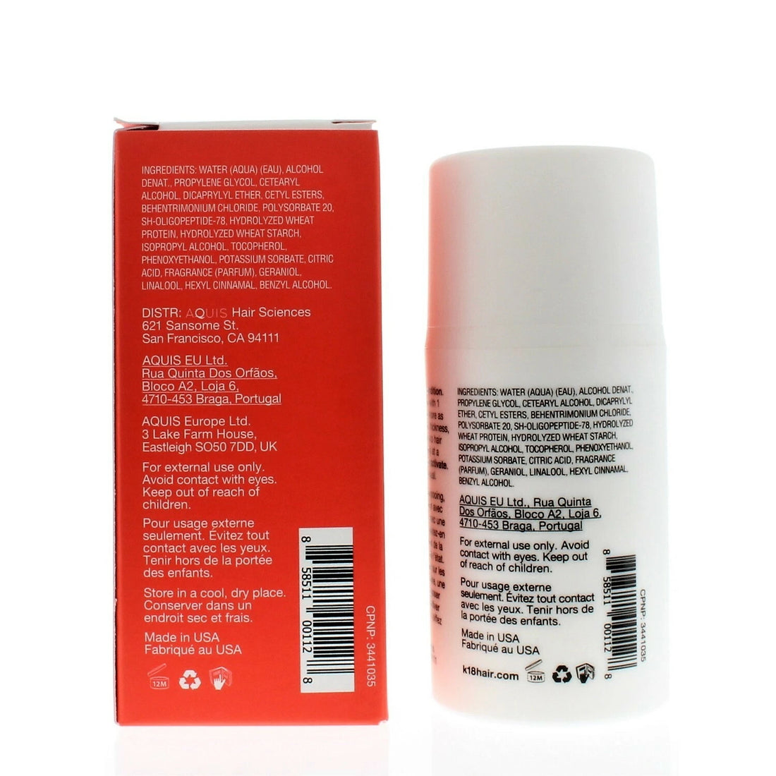 K18 Biomimetic Hairscience Leave-In Molecular Repair Hair Mask 50ml/1.7oz