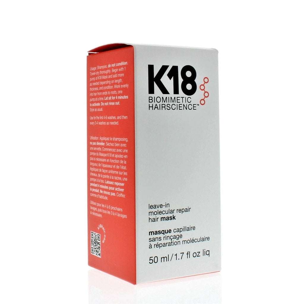 K18 Biomimetic Hairscience Leave-In Molecular Repair Hair Mask 50ml/1.7oz my store