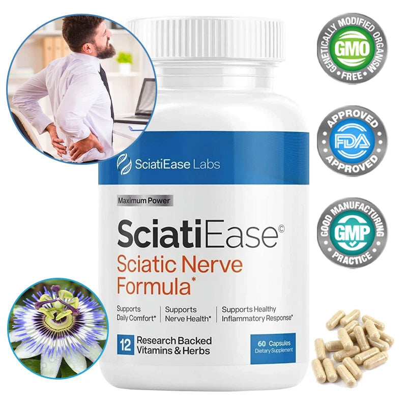 SciatiEase Labs Sciati Ease Sciatic Nerve Formula 120 Capsules