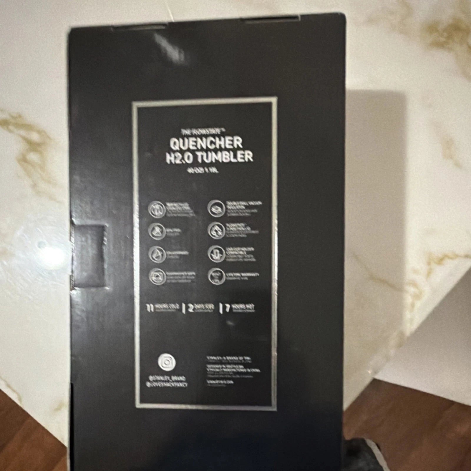 Stanley Quencher H2.0 40 oz Black Tumbler my store