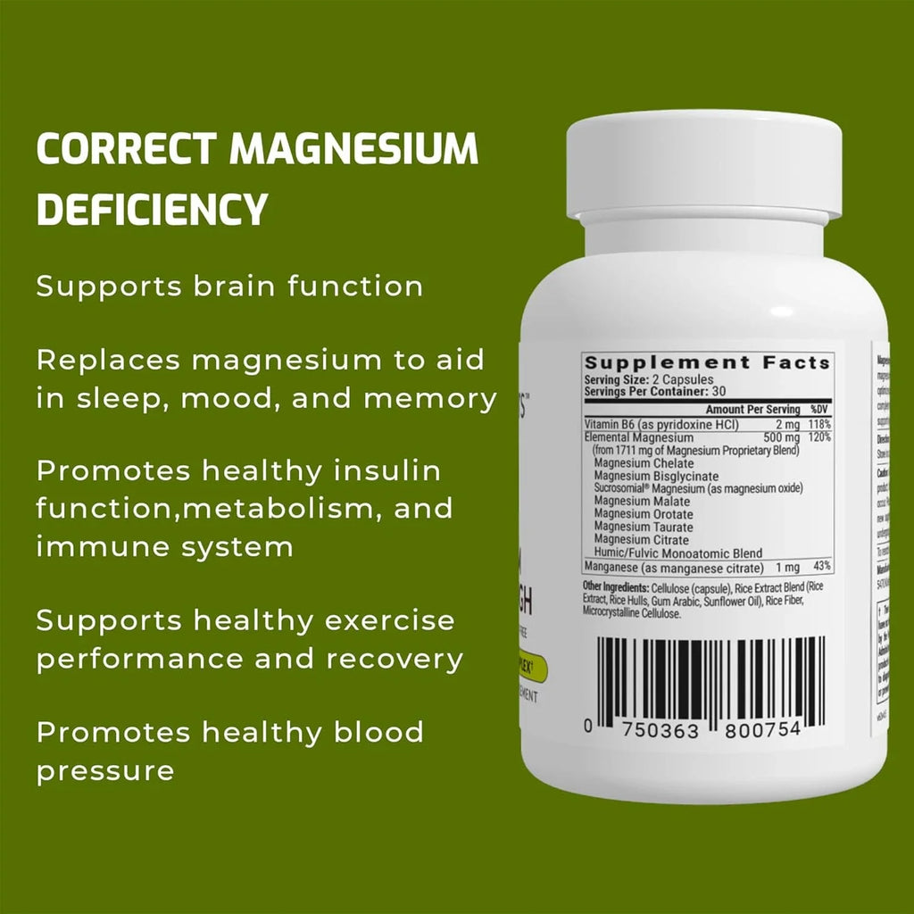 Magnesium Breakthrough Supplement 4.0 - Has 7 Forms of Magnesium: Glycinate, Mal Trusty&Trendy