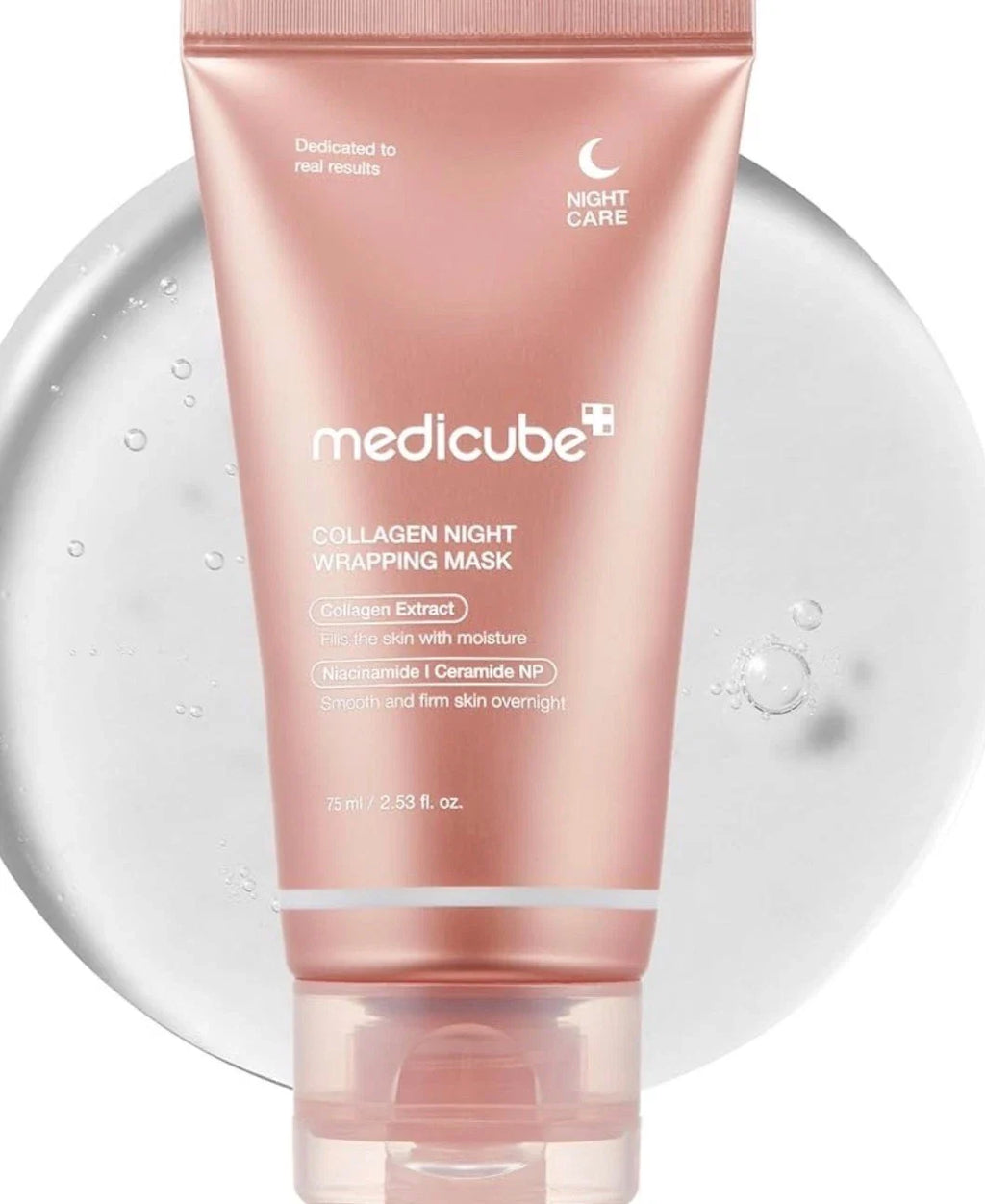 MEDICUBE Collagen Wrapping Mask 2.53 oz / 75ml Renewal Night Care Mask Cream Trusty&Trendy