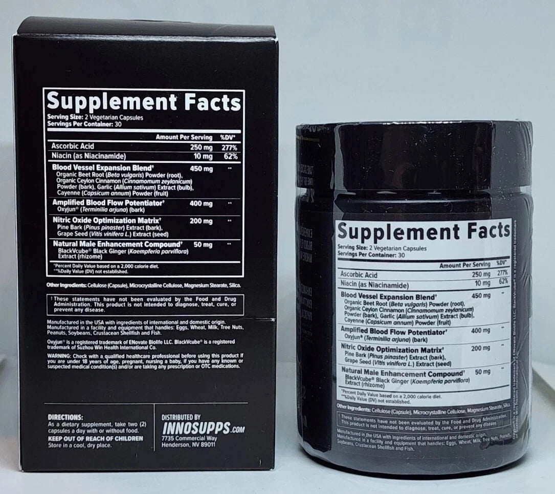 InnoSupps Nitro Wood Magnum Circulation Support 60 Capsules