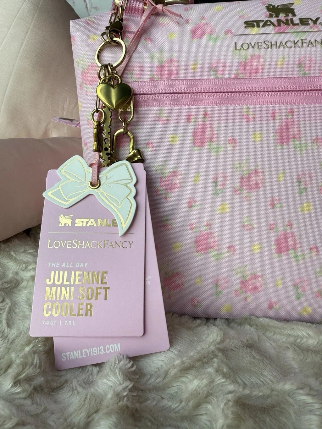 New Stanley 1913 x LoveShackFancy All Day Julienne Mini Cooler Trusty&Trendy