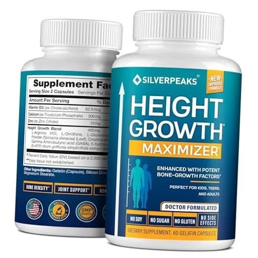 Growth Capsules to Grow Taller - Height Growth Maximizer 60 Count (Pack of 1) my store