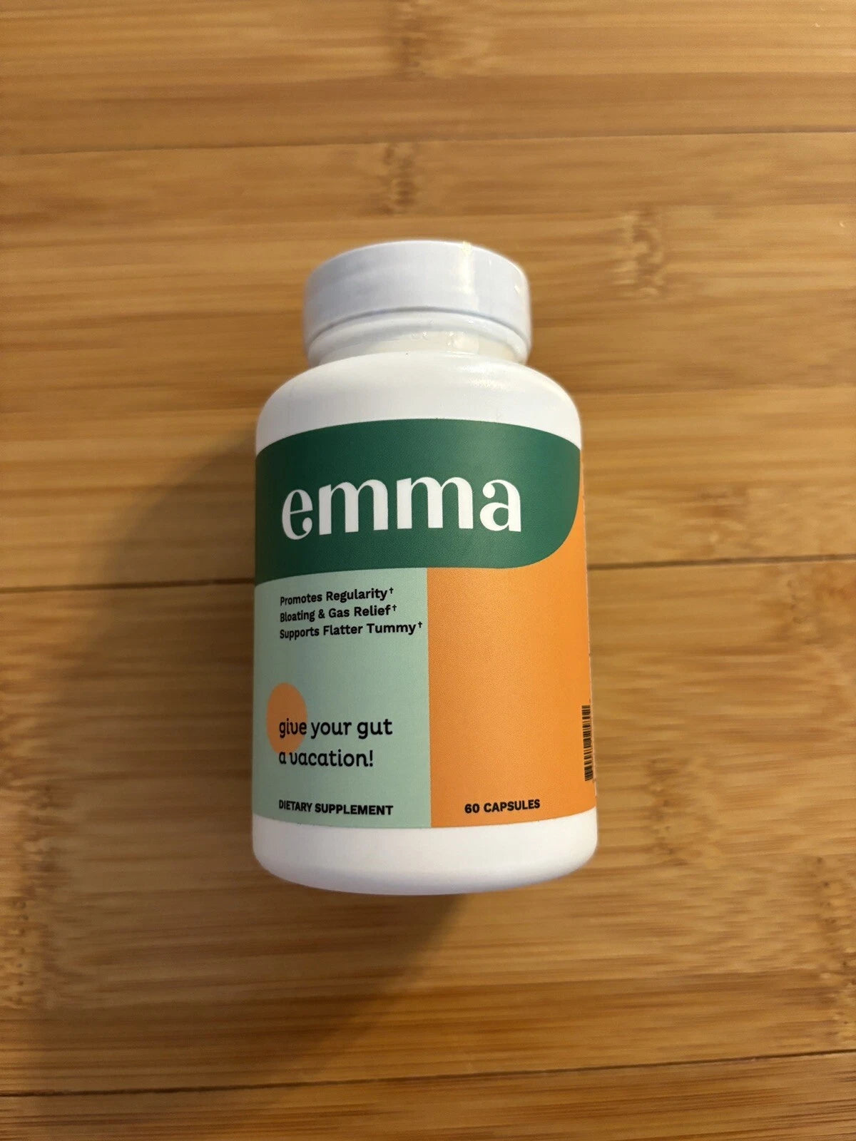 Emma Relief Dietary Supplement Keto for Gut Bloating 60 Capsules