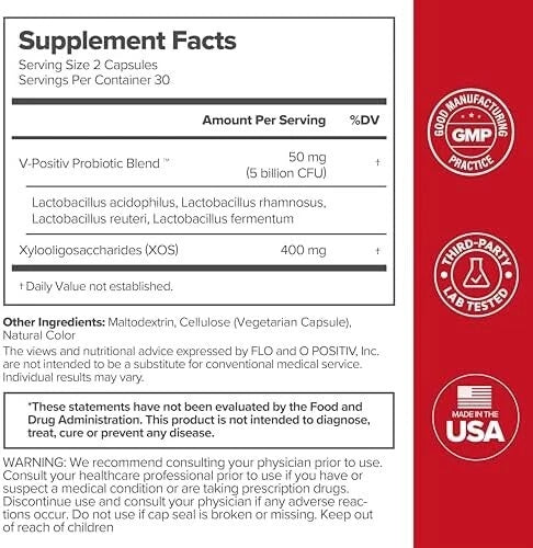 URO Vaginal Probiotics pH Balance Women with Prebiotics & Lactobacillus