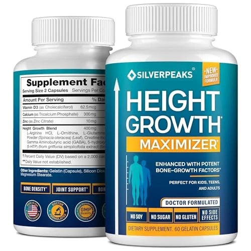 Growth Capsules to Grow Taller - Height Growth Maximizer 60 Count (Pack of 1) my store